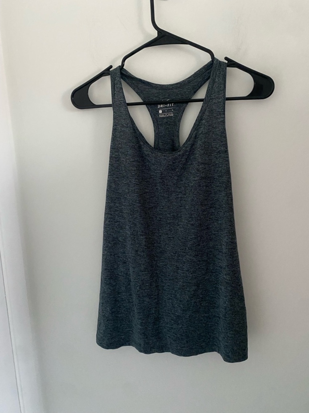 Nike Dri-FIT Dark Gray Racerback Tank Top